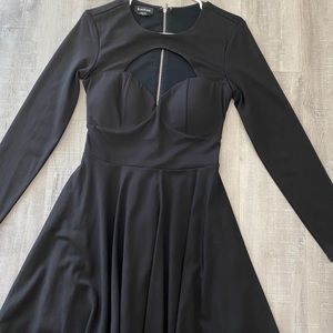Women’s short black dress